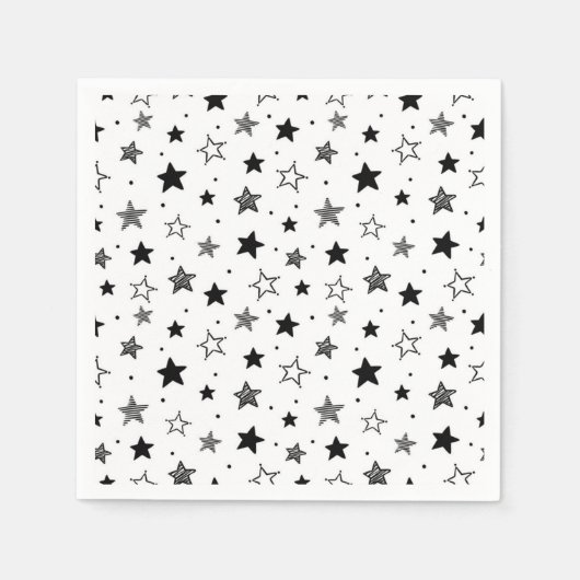 Stars patroon servet (Voorkant)