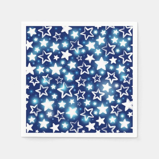 Stars patroon servet (Voorkant)