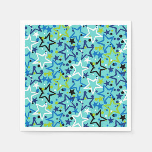 Stars patroon servet