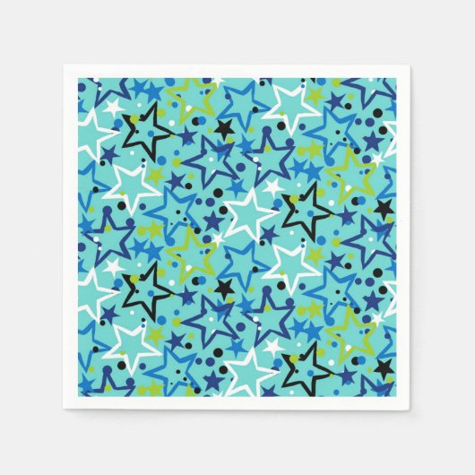 Stars patroon servet (Voorkant)