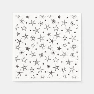 Stars patroon servet