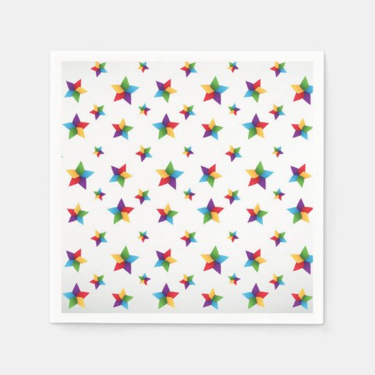 Stars patroon servet (Voorkant)