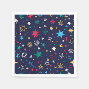 Stars patroon servet