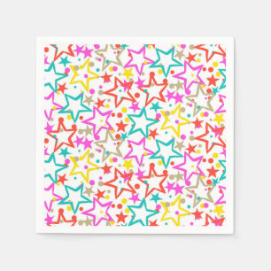 Stars patroon servet