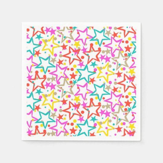 Stars patroon servet (Voorkant)