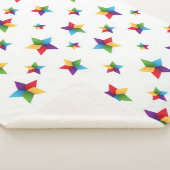Stars patroon sherpa deken (3/4)