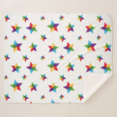Stars patroon sherpa deken (Voorkant (horizontaal))