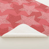 Stars patroon sherpa deken (3/4)