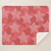 Stars patroon sherpa deken (Voorkant (horizontaal))