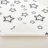 Stars patroon sherpa deken (3/4)