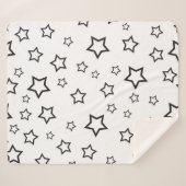 Stars patroon sherpa deken (Voorkant (horizontaal))