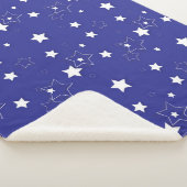 Stars patroon sherpa deken (3/4)