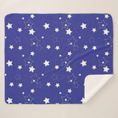 Stars patroon sherpa deken (Voorkant (horizontaal))