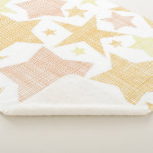 Stars patroon sherpa deken (3/4)