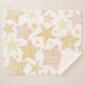Stars patroon sherpa deken (Voorkant (horizontaal))