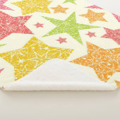 Stars patroon sherpa deken (3/4)