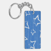 Stars patroon sleutelhanger (Voorkant Links)
