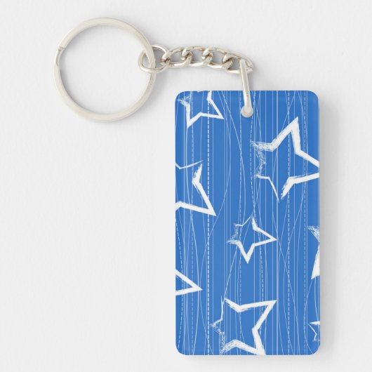Stars patroon sleutelhanger (Voorkant)