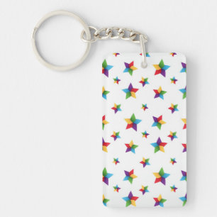 Stars patroon sleutelhanger