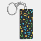 Stars patroon sleutelhanger (Voorkant Links)
