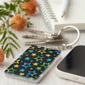 Stars patroon sleutelhanger (Voorkant Rechts)