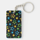 Stars patroon sleutelhanger (achterkant)