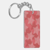 Stars patroon sleutelhanger (Voorkant Links)