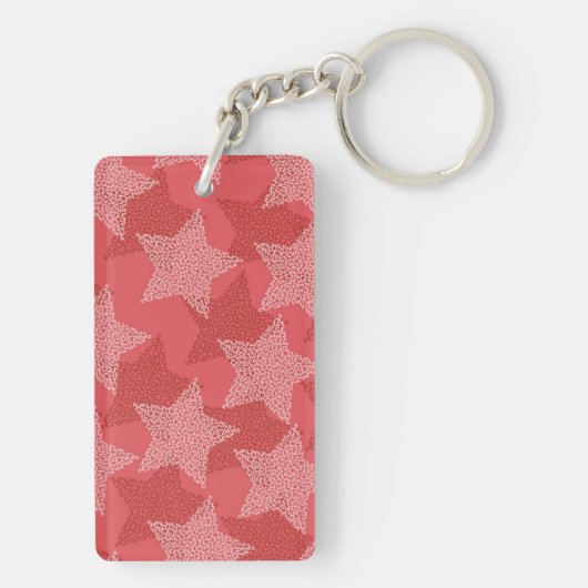 Stars patroon sleutelhanger (achterkant)
