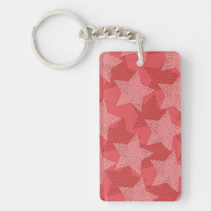 Stars patroon sleutelhanger
