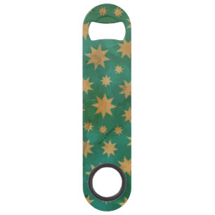 Stars patroon speed flessenopener