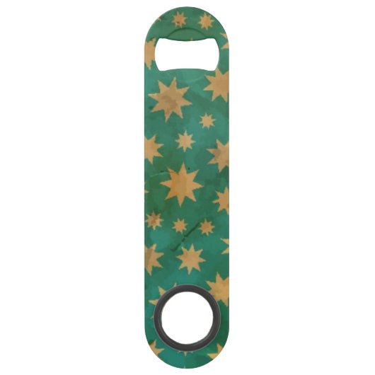 Stars patroon speed flessenopener (Voorkant)