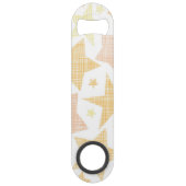 Stars patroon speed flessenopener (Achterkant)