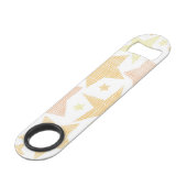 Stars patroon speed flessenopener (Achterkant Gekanteld)