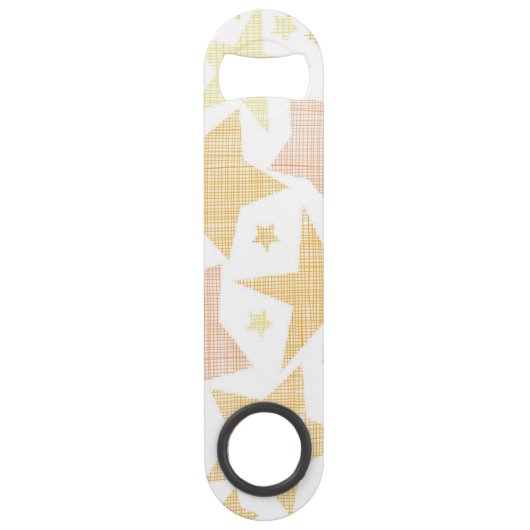 Stars patroon speed flessenopener (Voorkant)