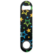 Stars patroon speed flessenopener (Voorkant)