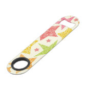 Stars patroon speed flessenopener (Voorkant Gekanteld)