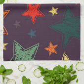 Stars patroon theedoek (Gevouwen)