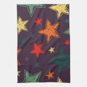 Stars patroon theedoek (Verticaal)