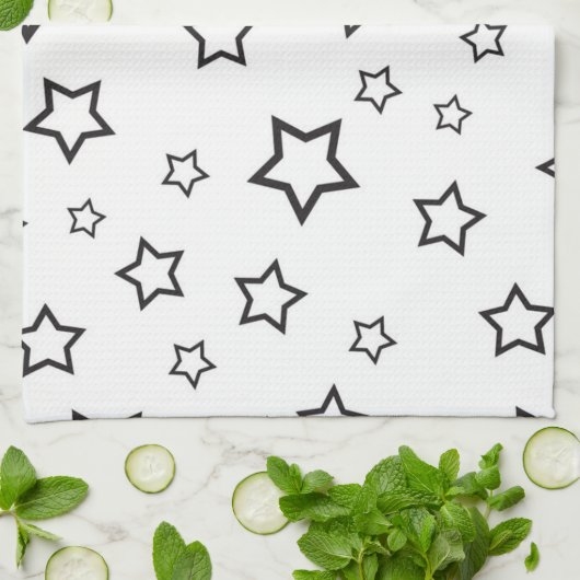 Stars patroon theedoek (Gevouwen)