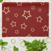 Stars patroon theedoek (Gevouwen)