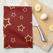 Stars patroon theedoek (Quarter Fold)