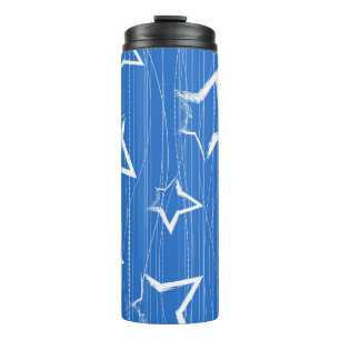Stars patroon thermosbeker
