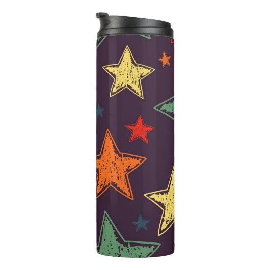Stars patroon thermosbeker (Geroteerd rechts)