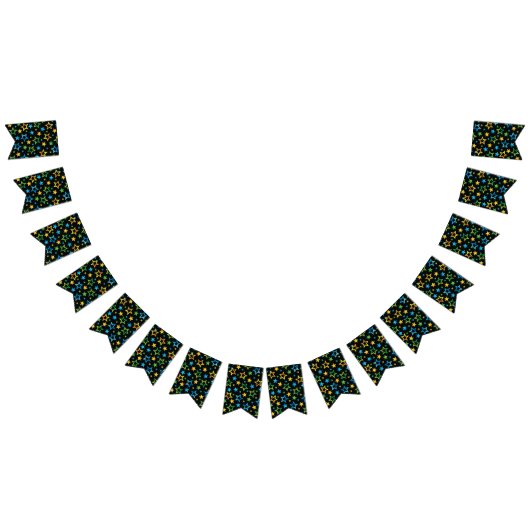 Stars patroon vlaggetjes (Alle)