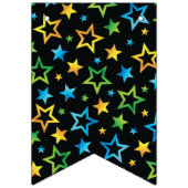 Stars patroon vlaggetjes (Derde vlag)
