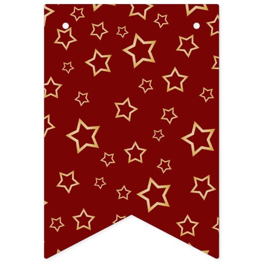 Stars patroon vlaggetjes (Tweede vlag)
