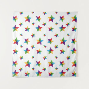 Stars patroon wandkleed