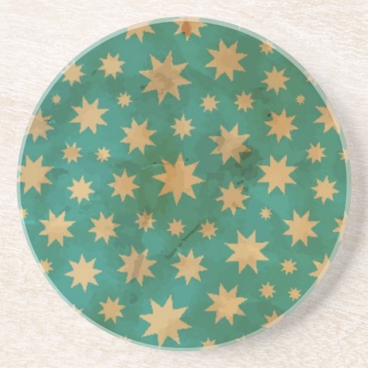 Stars patroon zandsteen onderzetter (Voorkant)