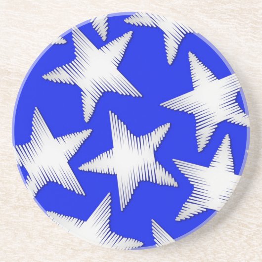 Stars patroon zandsteen onderzetter (Voorkant)