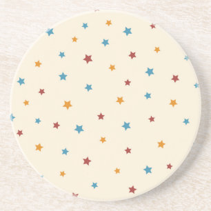 Stars patroon zandsteen onderzetter